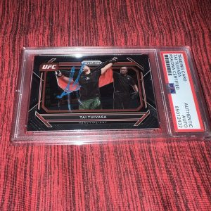 Tai Tuivasa Signed 2023 Panini Prizm UFC Trading Card PSA/DNA #2