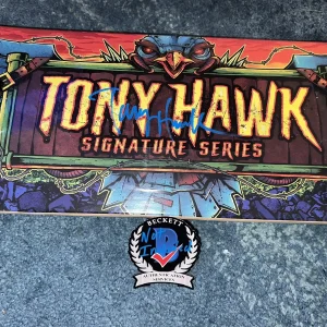 Tony Hawk Signed Official Signature Series Skateboard Legend Beckett #4