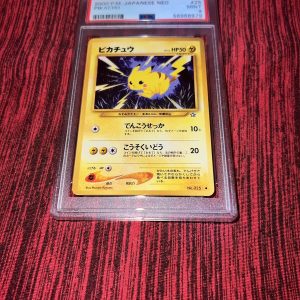 Pokémon 2000 Pocket Monsters Japanese Neo Pikachu #25 PSA Mint 9