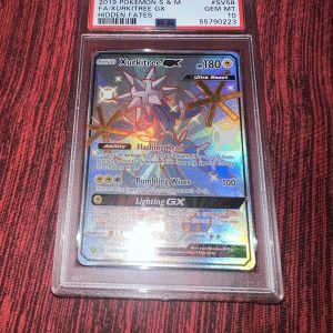 Pokémon 2019 S & M FA Xurkitree GX Holo Hidden Fates #SV58 PSA Mint 10