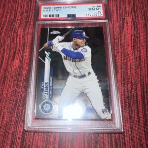 Kyle Lewis 2020 Topps Chrome #186 Rookie Card PSA Mint 10