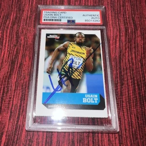 Usain Bolt Signed 2015 SI For Kids Trading Card Jamaica Legend PSA/DNA #2
