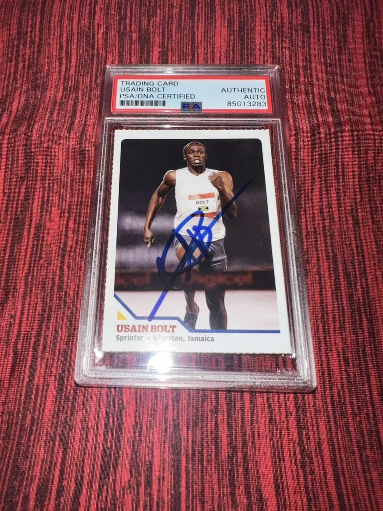 Usain Bolt Signed 2008 SI For Kids Trading Card Rookie Jamaica Legend PSA/DNA #4