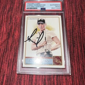 Annika Sörenstam Signed 2011 Allen & Ginter Trading Card Legend PSA/DNA #2