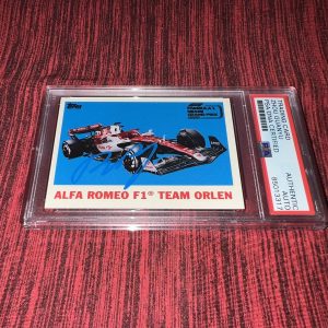Zhou Guanyu Signed 2022 Miami Grand Prix Trading Card Alfa Romeo PSA/DNA