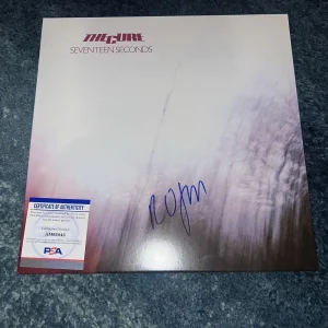 Robert Smith Signed Seventeen Seconds Vinyl The Cure Lead Singer PSA/DNA