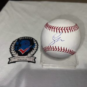 Lindsey Vonn Signed Official Major League Baseball Olympic Legend Beckett