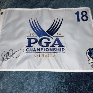 Rory McIlroy Signed Official 2014 PGA Championship Flag Winner Beckett