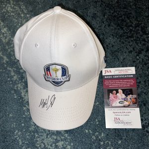 Matt Fitzpatrick Signed Official 2023 Ryder Cup Cap Hat Europe Winners JSA
