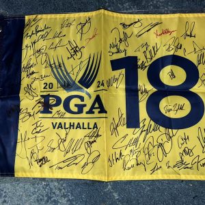 Field Signed Official 2024 PGA Championship Flag Valhalla Bryson Xander Scottie