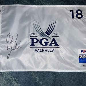 Phil Mickelson Signed Official 2024 PGA Championship Flag Valhalla Golf PSA/DNA