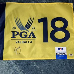 Xander Schauffele Signed Official 2024 PGA Championship Flag Valhalla Golf PSA 2