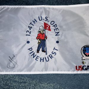 Cam Cameron Smith Signed Official 2024 US Open Championship Flag Pinehurst BAS 2