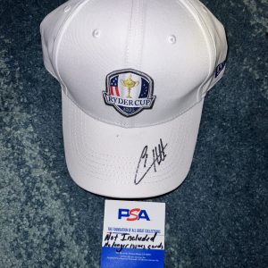 Tyrrell Hatton Signed 2023 Ryder Cup Hat Europe Champions PSA/DNA #2