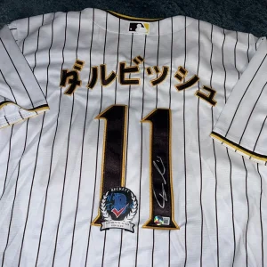 Yu Darvish Signed San Diego Padres Jersey Superstar Ace Japan Kanji Beckett #2