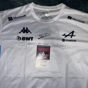 Jack Doohan Signed Alpine T Shirt Formula 1 Superstar 2025 Driver JSA Auth #3
