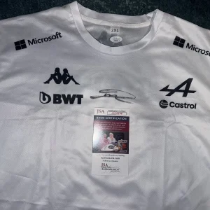 Jack Doohan Signed Alpine T Shirt Formula 1 Superstar 2025 Driver JSA Auth #4