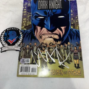Christian Bale Signed Official DC The Dark Knight Comic Book Batman Beckett #6