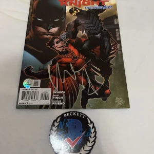 Christian Bale Signed Official DC The Dark Knight Comic Book Legend Beckett #8