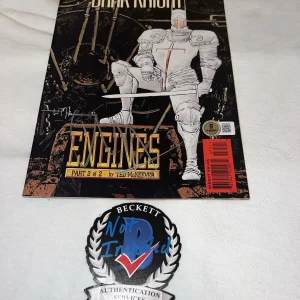 Christian Bale Signed Official DC The Dark Knight Comic Book Legend Beckett #10