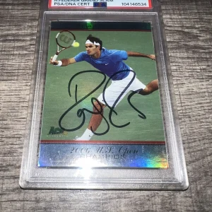 Roger Federer Signed 2011 Ace Authentic Trading Card #17 Grand Slam GOAT PSA/DNA