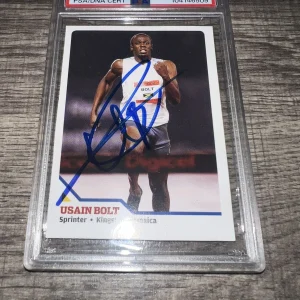 Usain Bolt Signed 2008 SI For Kids Trading Card #294 Rookie Legend PSA/DNA