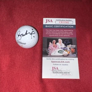 Sahith Theegala Signed Official Titleist Golf Ball PGA Champion JSA Cert