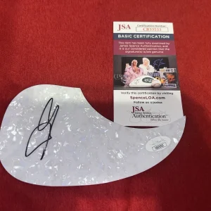 AJ McLean Signed Acoustic Pickguard Backstreet Boys Music Superstar JSA Auth