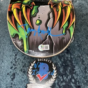 Tony Hawk Signed Official Signature Series Skateboard Slime Legend GOAT Beckett