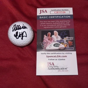 Allisen Corpuz Signed Official Titleist Golf Ball LPGA Champion JSA Cert #2
