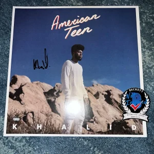 Khalid Signed American Teen Vinyl Album R&B Superstar Legend Beckett