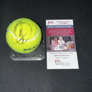 Novak Djokovic Signed Official Australian Open Tennis Ball Legend JSA Auth