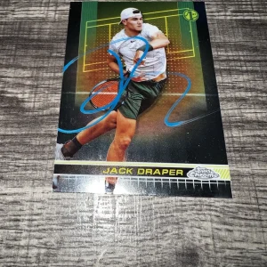 Jack Draper Signed 2024 Topps Chrome Trading Card 1st Tennis Superstar #3
