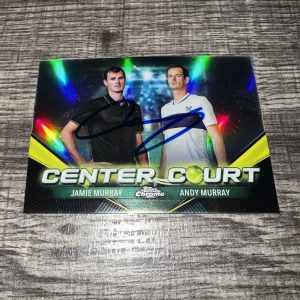 Andy Murray Signed 2024 Topps Chrome Center Court Trading Card Tennis Legend