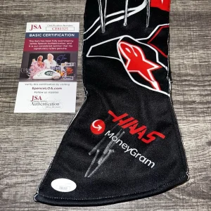 Esteban Ocon Signed Haas Racing Race Glove Formula 1 Star JSA Auth