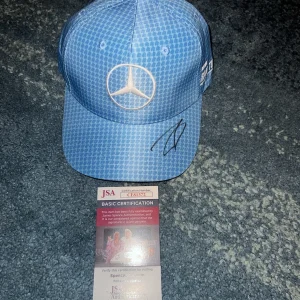 George Russell Signed Official Mercedes Racing Formula 1 Hat #63 JSA Auth