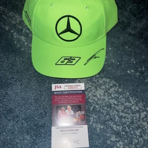 George Russell Signed Official Mercedes Racing 2023 Silverstone Hat #63 JSA Auth