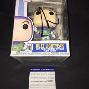 Tim Allen Signed Official Buzz Lightyear Funko Pop Vinyl Figure PSA/DNA #3