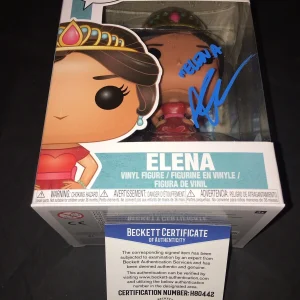 Aimee Carrero Signed Official Elena Of Avalon Funko Pop Vinyl Figure Beckett