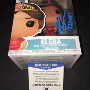 Aimee Carrero Signed Official Elena Of Avalon Funko Pop Vinyl Figure Beckett #2
