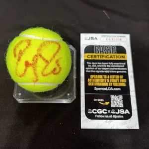 Roger Federer Signed Official Penn Tennis Ball Grand Slam Legend JSA Auth #3