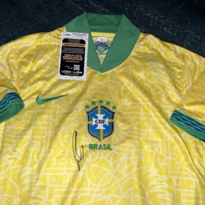 Rodrygo Signed Team Brazil Jersey Real Madrid Superstar World Cup JSA Auth