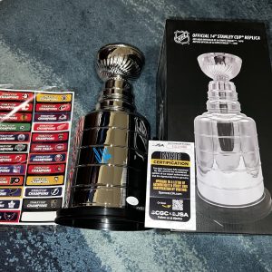 Aleksander Barkov Signed Official 14” Stanley Cup Replica Florida Panthers JSA