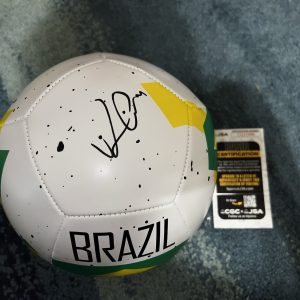 Rodrygo Signed Official Brazil Soccer Ball World Cup Real Madrid Star JSA Auth