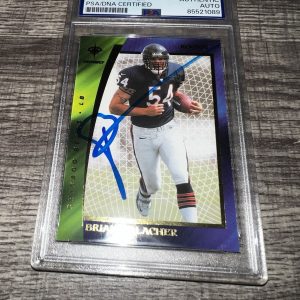 Brian Urlacher Signed 2000 Collectors Edge Rookie Trading Card Bears PSA/DNA