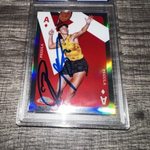 Jessica Pegula Signed 2024 Topps Chrome Tennis Trading Card Aces PSA/DNA