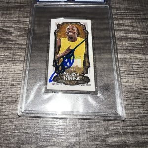 Usain Bolt Signed 2024 Allen & Ginter Trading Card Mini Base Special Back PSA