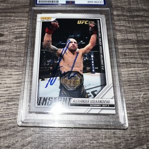 Alexander Volkanovski Signed UFC 276 Panini Instant Trading Card Champ PSA/DNA