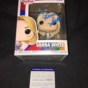 Vanna White Signed Official Wheel Of Fortune Funko Pop Vinyl Figure PSA/DNA #2