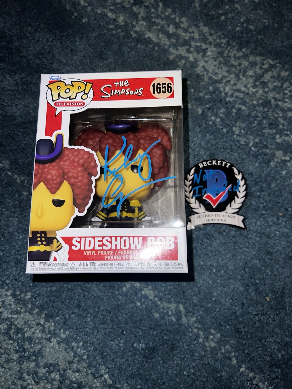 Sideshow Vct Kelsey Grammer Signed Official Sideshow Bob Funko Pop Vinyl Figure ...